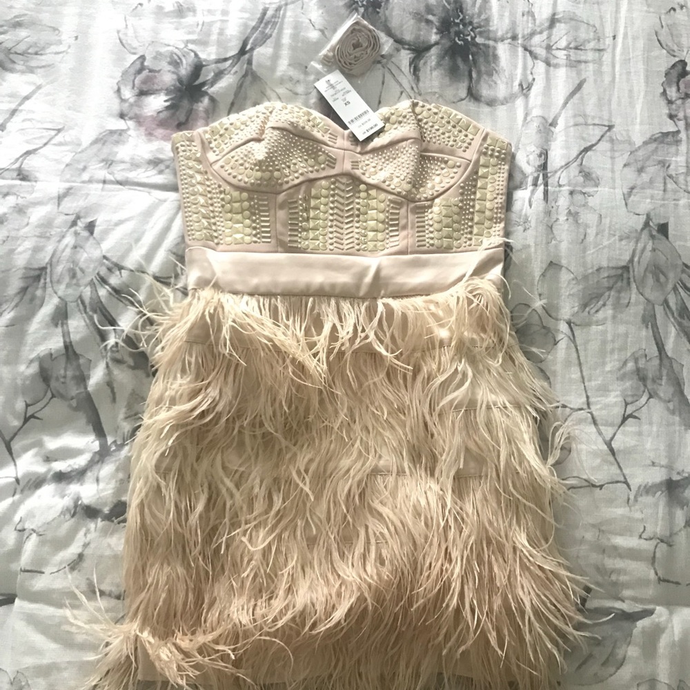Bebe Feather Dress